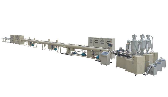 <b>PPR 3-la<x>yer glassfiber reinforced pipe extrusion line.</b>