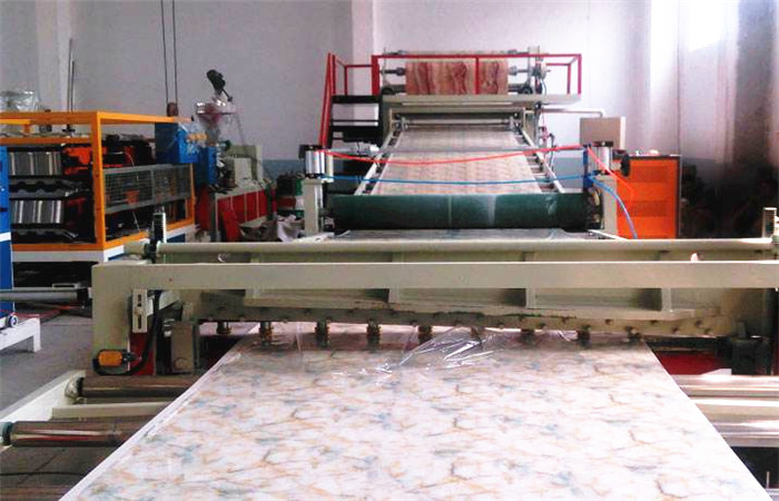 PVC Artificial marble sheet Production line.