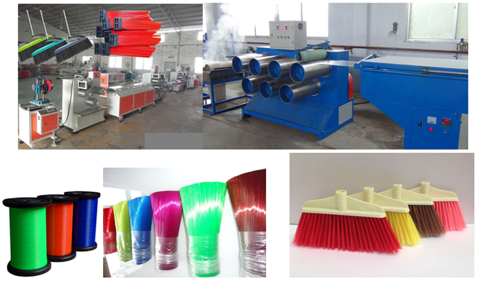 PET/PP round filament Extrusion line