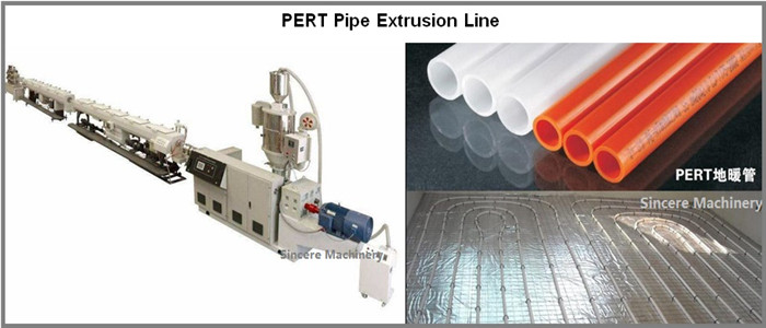 PERT floor heating pipe production line